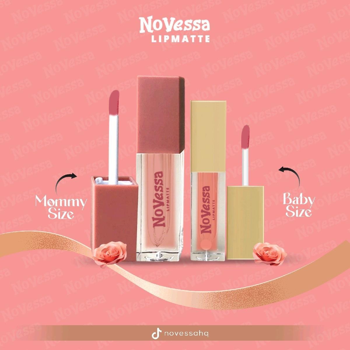 LIPMATTE NOVESSA BASIC EDITION | TRANSFERPROOF WATERPROOF | KKM APPROVED Lipstick Makeup Lipstik - Image 6